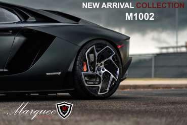 M1002 Gloss Black Brushed Machined