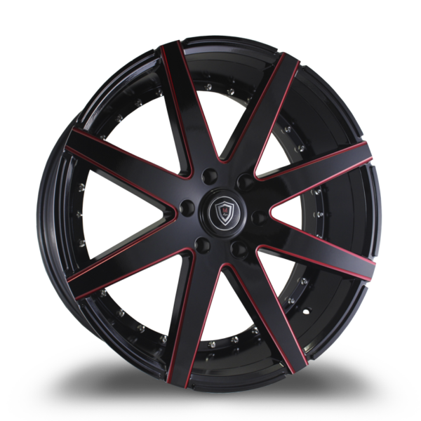 M3226B G.BLACK/RED MILLED