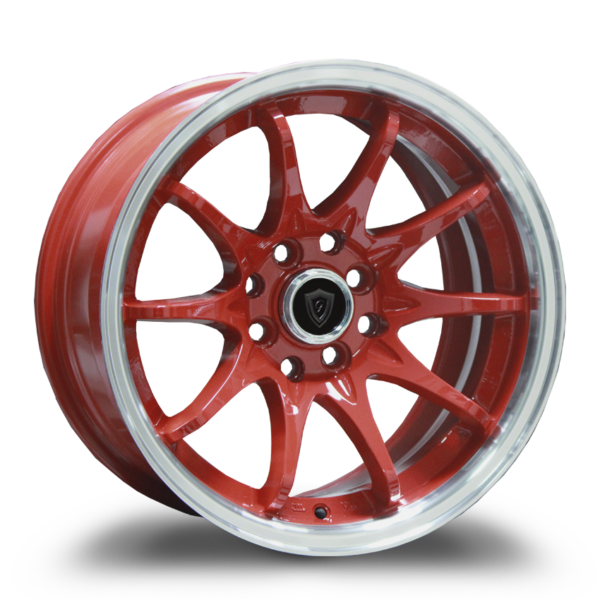 G1018 GLOSS RED MACHINED LIP