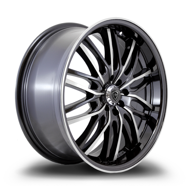 W3108 GLOSS BLACK MACHINED FACE