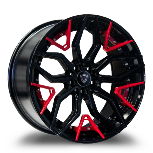 M3371 G.BLACK RED INSERTS
